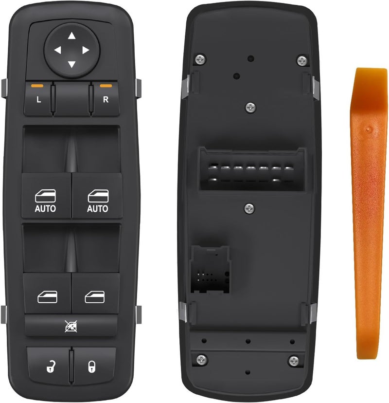 Blycorul Master Power Window Switch Driver Side Compatible with 2009 2010 2011 2012 Dodge Ram 1500/2500/3500 Quad & Crew Cab Pickup-9 Pins+3 Pins Replaces OEM 4602863AD,4602863AB,4602863AC - Image 1